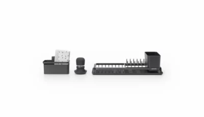Set d'organiseur d'évier de cuisine gris Brabantia Sinkside