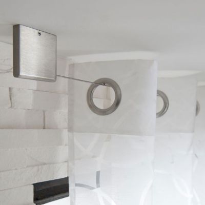 Câble universel pour rideau chrome 2 supports L.5 m