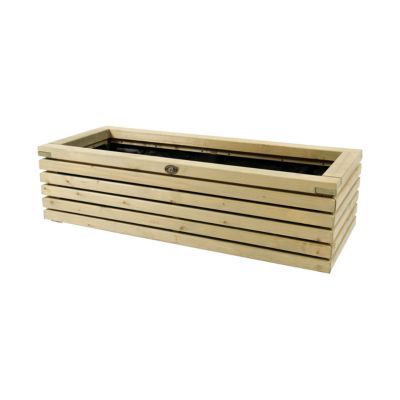 Bac rectangulaire epicéa HILLHOUT Elan naturel 120 x 50 x h.30 cm