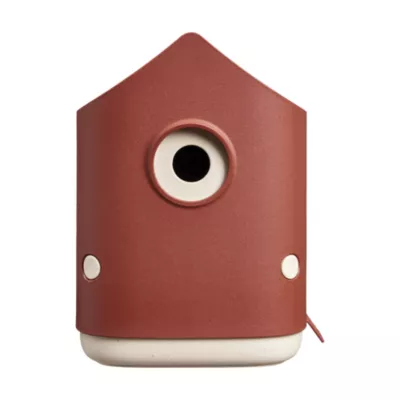 Nichoir à oiseaux terracotta à fixer l.18 x h.23 x p. 23 cm Elho Cosy