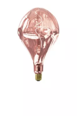 Ampoule LED XXL filament dimmable E27 80lm blanc chaud rose Ø16,5 x L.28cm Calex