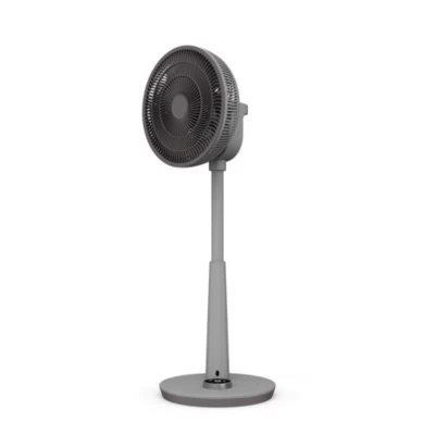 Ventilateur sur pied oscillant 26 vitesses gris avec télécommande, Duux Whisper 2