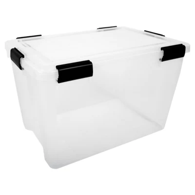 Boîte en plastique 70 L Airtight transparent