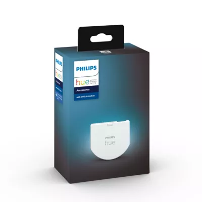 Module d'interrupteur mural Philips Hue éclairage connecté IP 20 4,3 x 1 x 3,8 cm