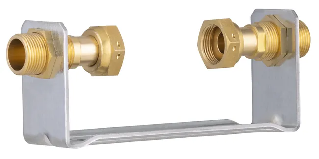 Support de compteur divisionnaire avec raccord Femelle F.20x27 (3/4") ecrou libre