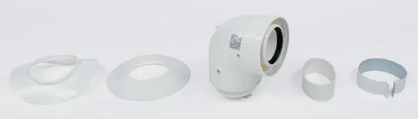 COUDE ADAPTATEUR VENT.60/100-80/125 074303