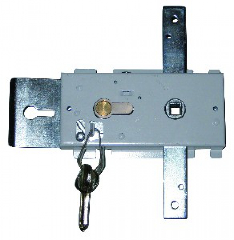PORTES DE GARAGE BASCULANTE acier galvanisé prépeint blancensemble monobloc prêt à poserpanneau constitué d'un cadre tubulaire et d'un tablier en tôle nervuréeserrure à cylindre profilé, poignée ronde, blocages latérauxlivrées avec accessoires de pose