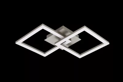 Plafonnier LED intégrée Eglo Huerta IP20 20W blanc neutre 52x31cm