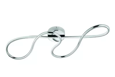 Plafonnier LED Dunalux Volute chrome