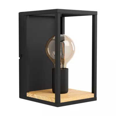 Applique murale Libertad E27 IP20 40W L.36xH.8cm noir Eglo