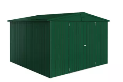 Abri de jardin métal Biohort Europa T7 vert foncé surface totale 9.48 m²