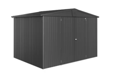 Abri de jardin métal Biohort Europa T5 gris foncé surface totale 7.2 m²