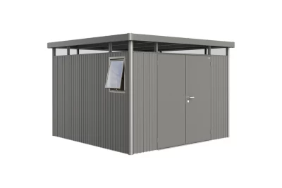 Element de fenêtre pour abri de jardin Biohort gris quartz