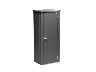 Armoire de balcon Julia gris quartz haute taille M Biohort