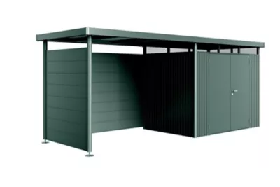 Paroi arrière Biohort en métal pour auvent taille L dimensions L.266 x P. 4 x H.181 mm