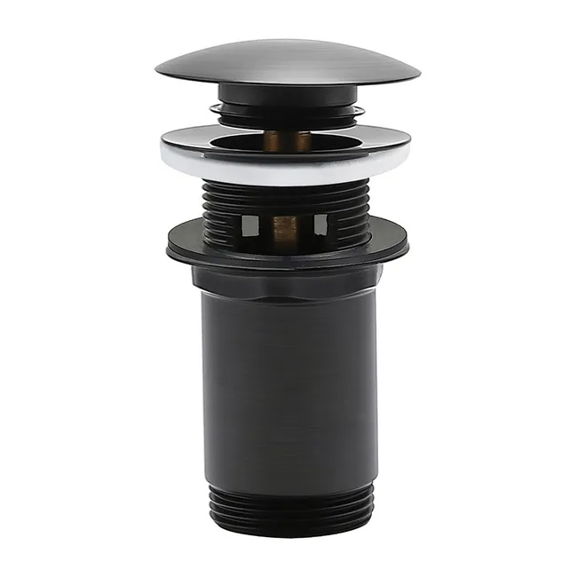 Bonde lavabo Clic-clac Anthracite Universelle À Visser,