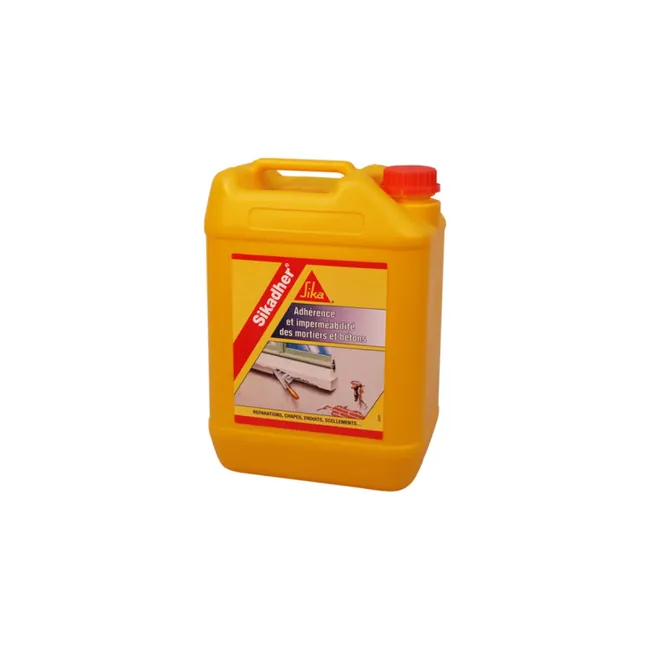 Image principale de Additif d'adhérence et d'imperméabilité pour mortiers - SIKA Sikadher 80 GP - 2L