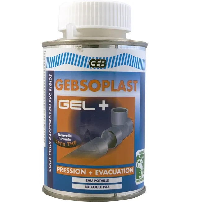 Colle PVC GEBSOPLAST GEL+ boite 250ml