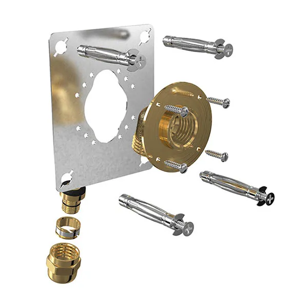 Sortie cloison ROBIFIX Mono PER Ø12-F 1/2 à compression