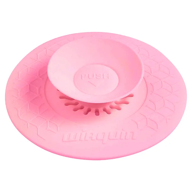Bouchon Universel Rose Évier De Cuisine 2 En 1/utilisation Facile Filtre 110 mm