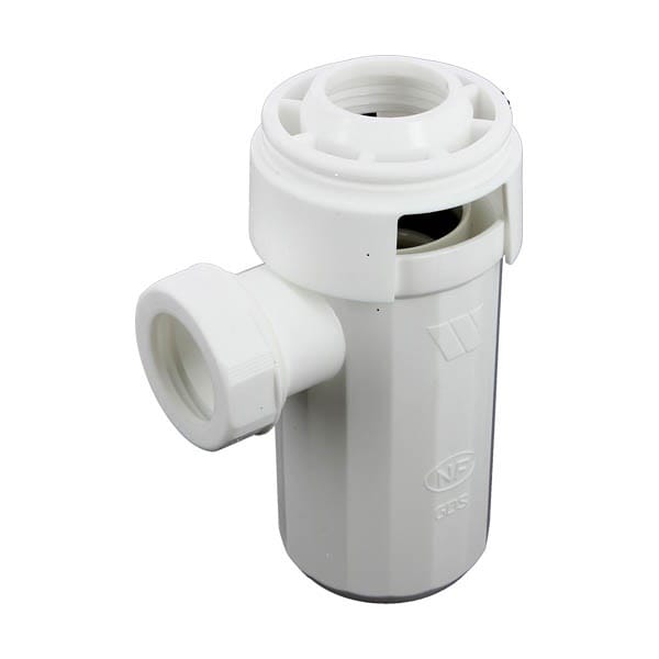 Siphon entonnoir NF pour groupe de sécurité sortie Ø32