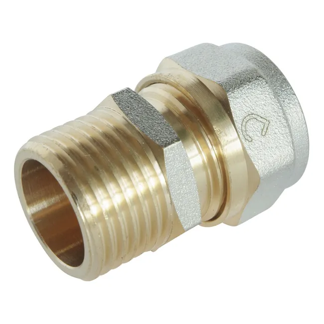 Image principale de Raccord droit à visser pour tube Multicouche Ø16-M15/21