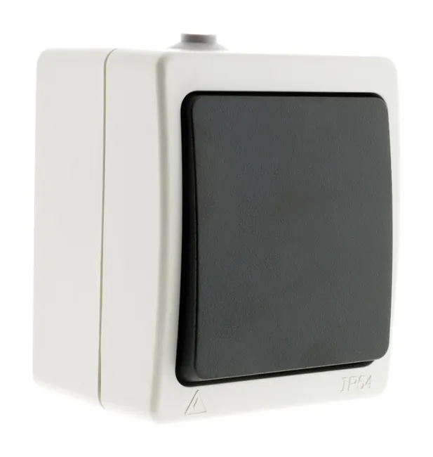 Image principale de Interrupteur va et vient 10A IP54 - noir - Aquae - Zenitech