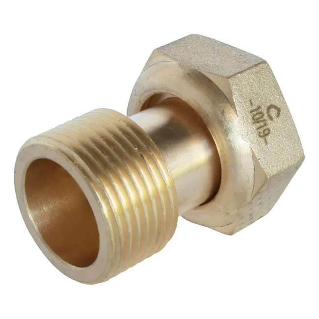 Raccord 2 pièces pour compteur - Ecrou 20/27 / Mâle 20/27