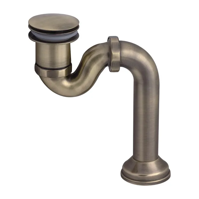 Siphon De Baignoire Décoratif Retro Bronze Antique