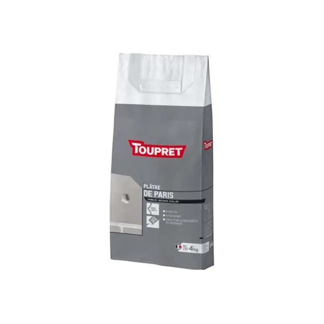 Image principale de Plâtre de paris TOUPRET - Poudre - 4Kg - BCPLA04