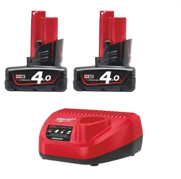 PACK BATT.NRG-402 M12 2X4AH +C12 C 4933459211