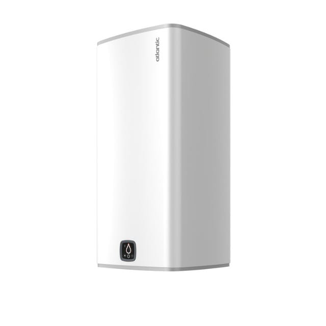 Chauffe-eau électrique Linéo connecté vertical mural carré blanc 120L - ATLANTIC - 157214
