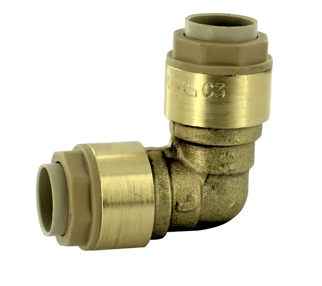 Raccord Pushfit pour Tube Cuivre Coude Ø14 NOYON & THIEBAULT