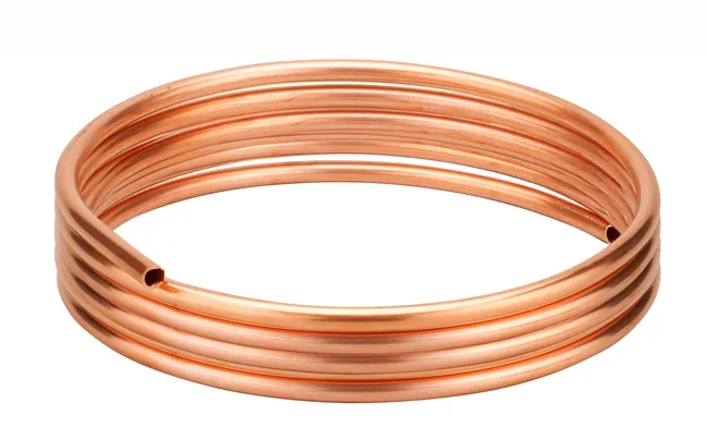 Tube Cuivre Ø10 en Couronne Longueur 10 mètres NOYON & THIEBAULT