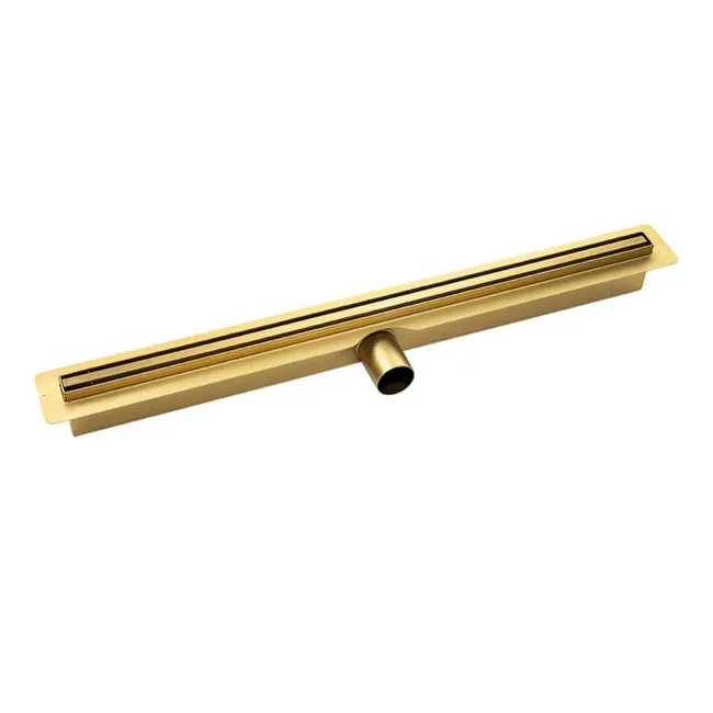 Caniveau de douche SLIM, couleur:doré, longueur:100 cm