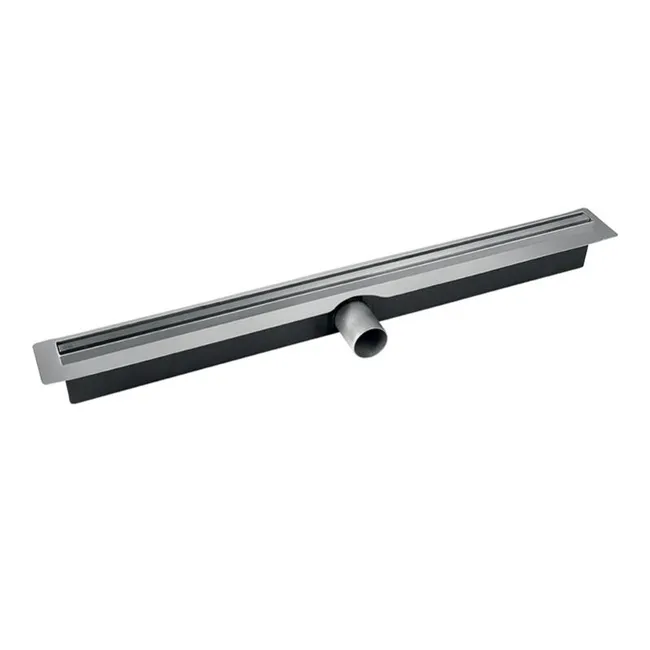 Caniveau de douche SLIM, couleur: inox brossé, longueur:80 cm