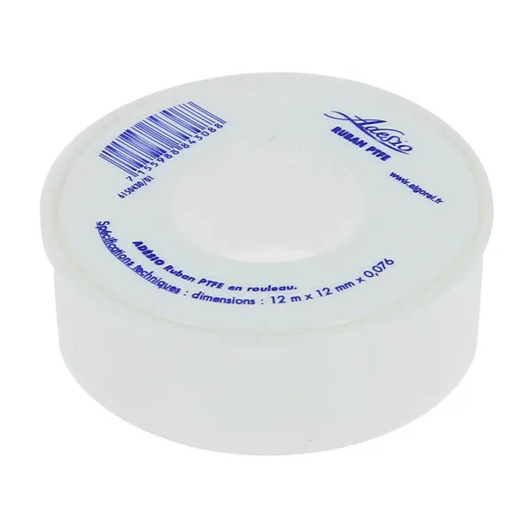 Rouleau de téflon 12mx12mm épaisseur 0,076 mm