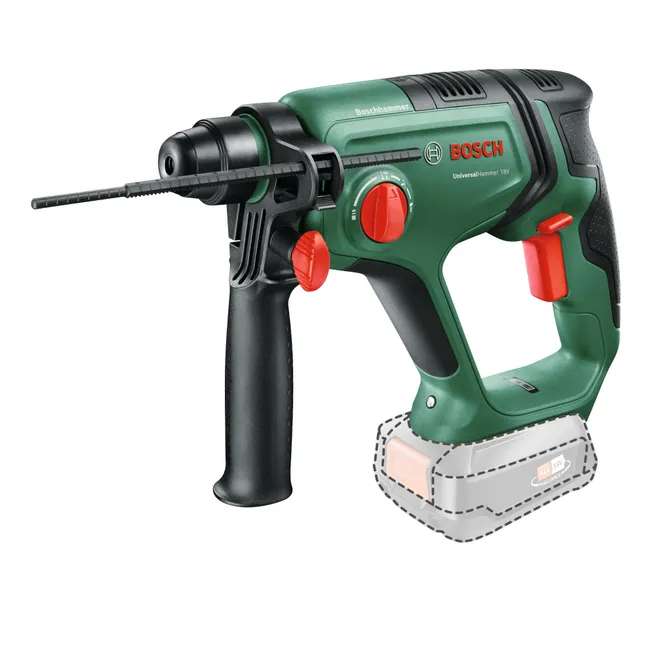 Image principale de Marteau perforateur sans fil BOSCH UNIVERSALHAMMER 18V, sans batterie ni chargeur