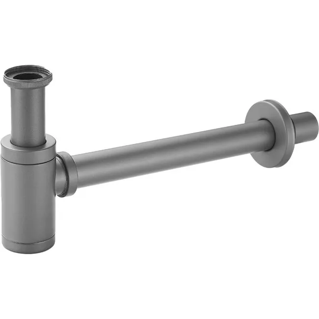 Valaz Siphon d'évier rond en métal