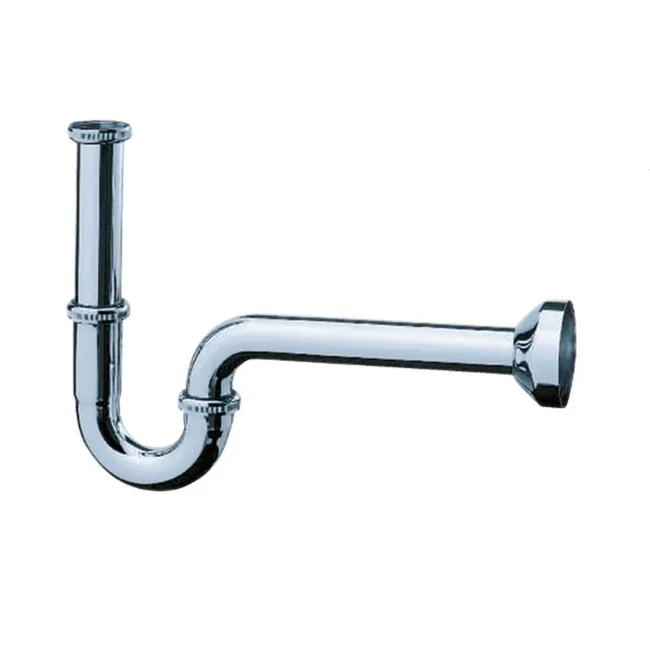 Siphon tubulaire facile à installer chrome HANSGROHE