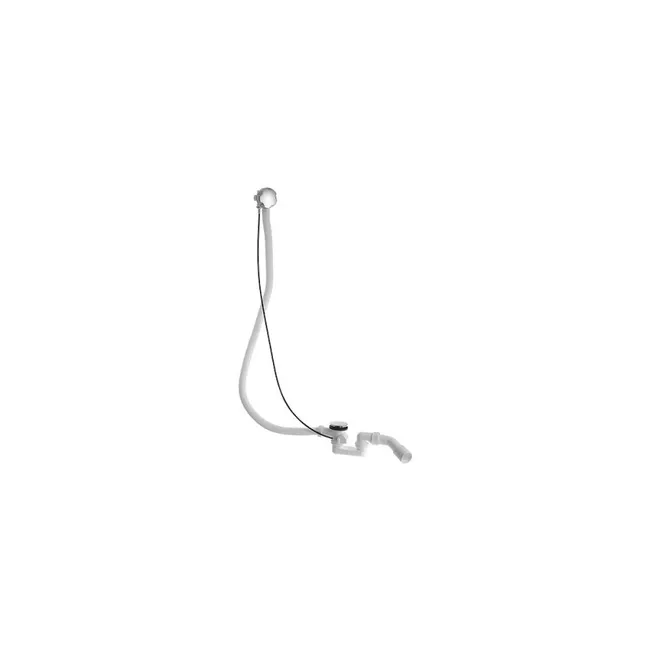 Vidage baignoire DURAVIT D-Code Chromé 35x8x40 cm