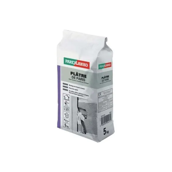 PLATRE DE PARIS WD050105 -5KG- PAREX. 02801