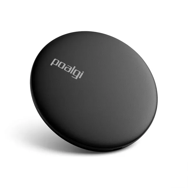 Cache bonde évier 90 mm noir Poalgi