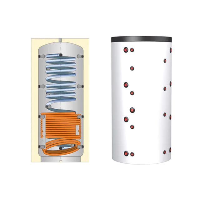 Ballon combiné 1500 L 1 échangeur acier - THERMADOR - BSE151STHE