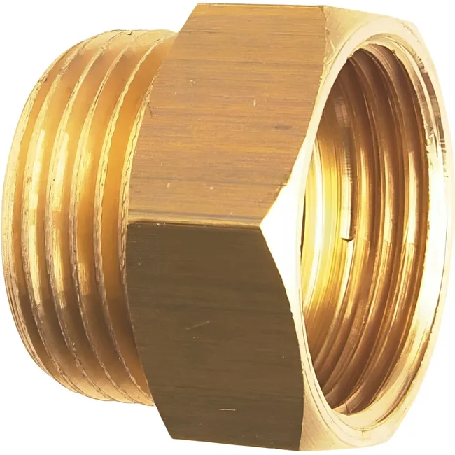 Mamelon egal à visser mâle femelle laiton 1"1/4