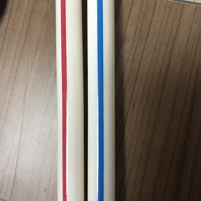 Tube nu PE-Xa blanc liseré bleu - 13 x 16 - 100 m