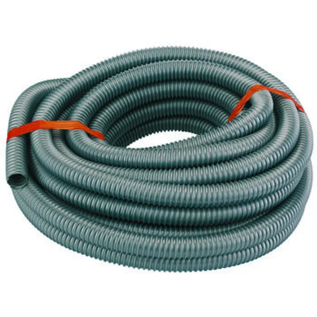Flexible évacuation armé PVC gris, Ø40mm, livré en couronne L. 20m
