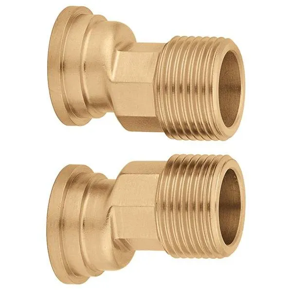 Paire de raccords excentrés pour le raccordement des vannes de zone Caleffi 6480 - 3/4"