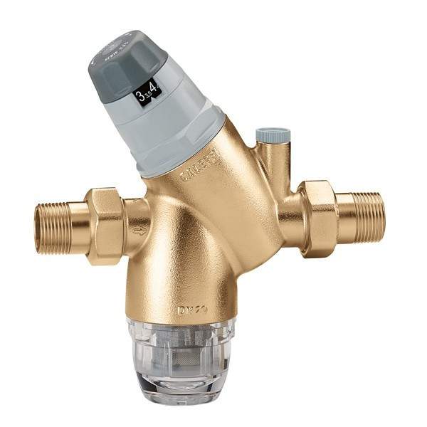 Réducteur de pression avec raccord manomètre Caleffi 535140-535150-535160 - 3/4"
