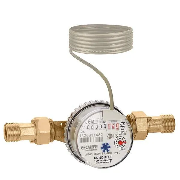 Compteur volumétrique avec sortie impulsions Caleffi 7942 - 1/2"